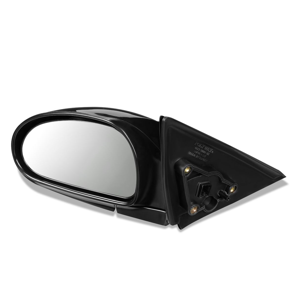 RETROVISOR MIRROR - OEM - 99-05 HYUNDAI SONATA - POWERED - PAINTABLE - BLACK - LEFT