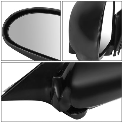 RETROVISOR MIRROR - OEM - 99-05 HYUNDAI SONATA - POWERED - HEATED - PAINTABLE - BLACK - LEFT