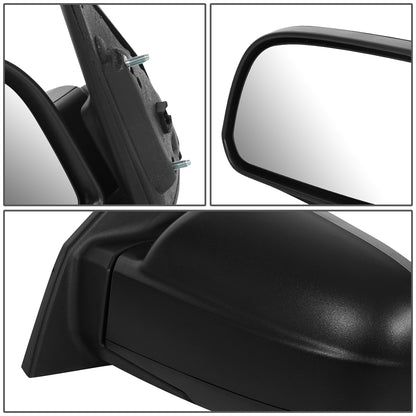 RETROVISOR MIRROR - OEM - 05-09 HYUNDAI TUCSON - POWERED - HEATED - TEXTURED - BLACK - LEFT
