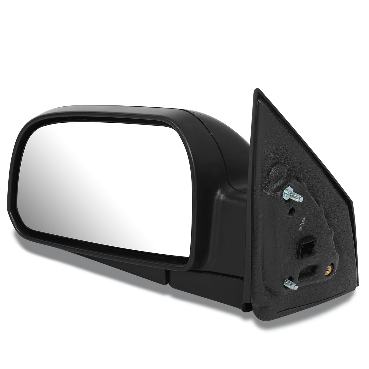 RETROVISOR MIRROR - OEM - 05-09 HYUNDAI TUCSON - POWERED - HEATED - PAINTABLE - BLACK - LEFT