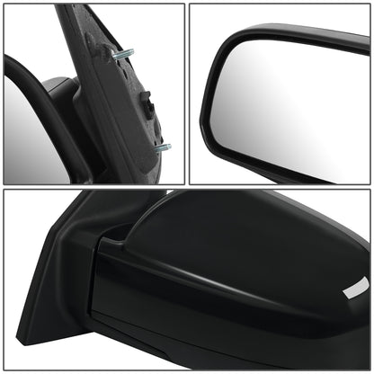 RETROVISOR MIRROR - OEM - 05-09 HYUNDAI TUCSON - POWERED - HEATED - PAINTABLE - BLACK - LEFT