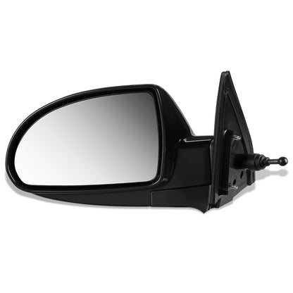 RETROVISOR MIRROR - OEM - 07-10 HYUNDAI ELANTRA - MANUAL - BLACK - LEFT