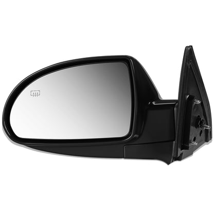 RETROVISOR MIRROR - OEM - 07-10 HYUNDAI ELANTRA - POWERED - HEATED - BLACK - LEFT