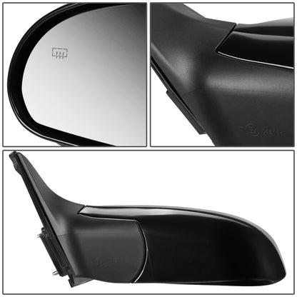 RETROVISOR MIRROR - OEM - 07-10 HYUNDAI ELANTRA - POWERED - HEATED - BLACK - LEFT