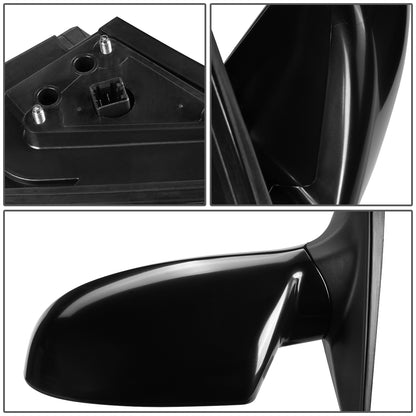 RETROVISOR MIRROR - OEM - 07-10 HYUNDAI ELANTRA - POWERED - HEATED - BLACK - LEFT