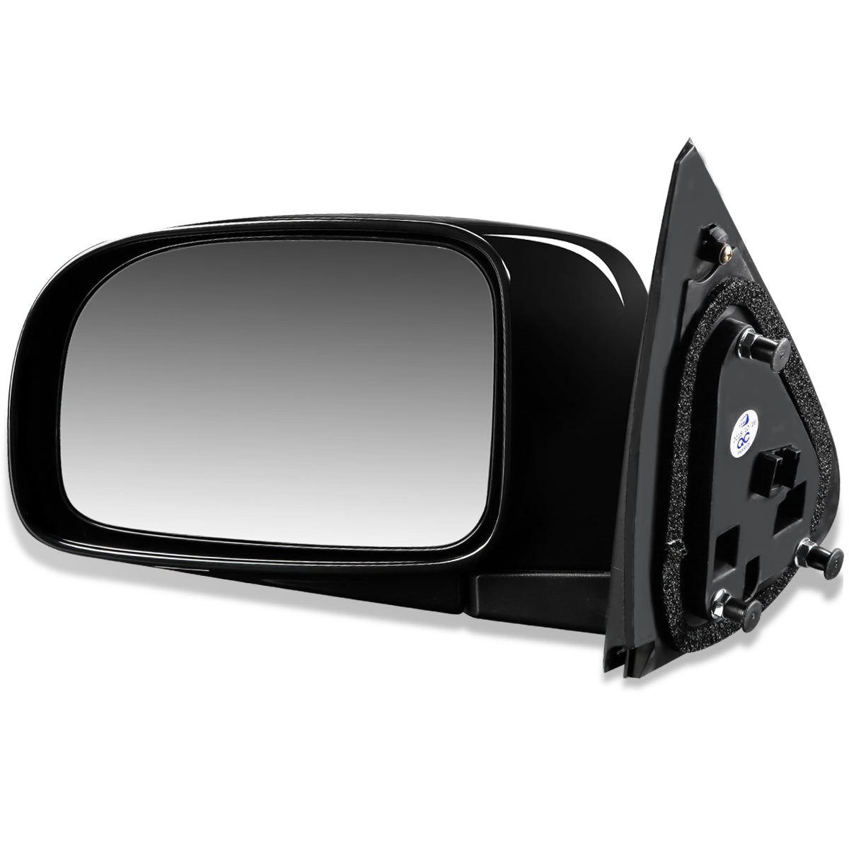 RETROVISOR MIRROR - OEM - 07-12 HYUNDAI SANTA FE - POWERED - HEATED - TEXTURED - BLACK - LEFT