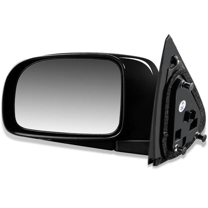 RETROVISOR MIRROR - OEM - 07-12 HYUNDAI SANTA FE - POWERED - HEATED - TEXTURED - BLACK - LEFT