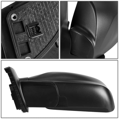 RETROVISOR MIRROR - OEM - 10-15 HYUNDAI TUCSON - POWERED - TEXTURED - BLACK - LEFT