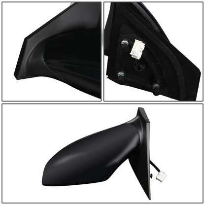 RETROVISOR MIRROR - OEM - 11-14 HYUNDAI SONATA - POWERED - FOLDING - BLACK MATERIAL - LEFT