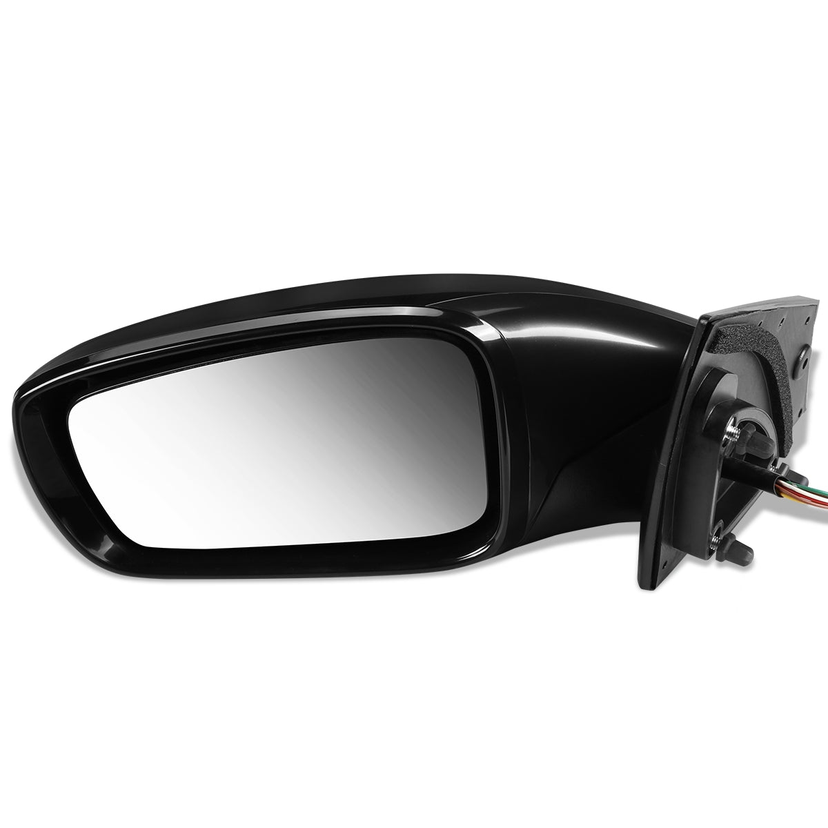 RETROVISOR MIRROR - OEM - 11-14 HYUNDAI SONATA - POWERED - HEATED - TEXTURED - BLACK - LEFT