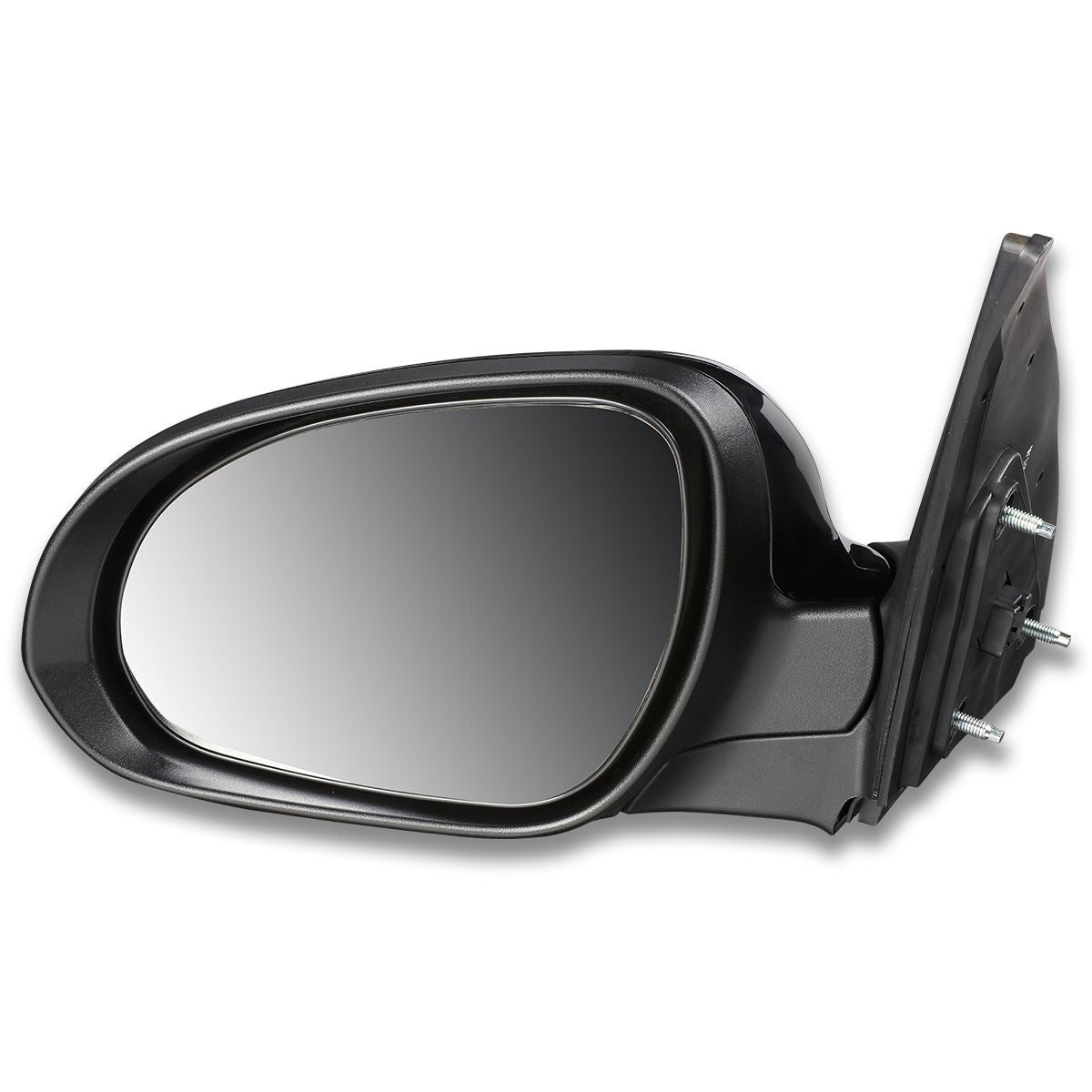 RETROVISOR MIRROR - OEM - 09-12 HYUNDAI ELANTRA - POWERED - HEATED - BLACK - LEFT