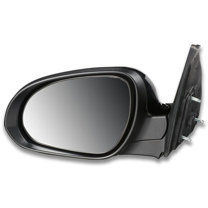 RETROVISOR MIRROR - OEM - 09-12 HYUNDAI ELANTRA - POWERED - HEATED - BLACK - LEFT