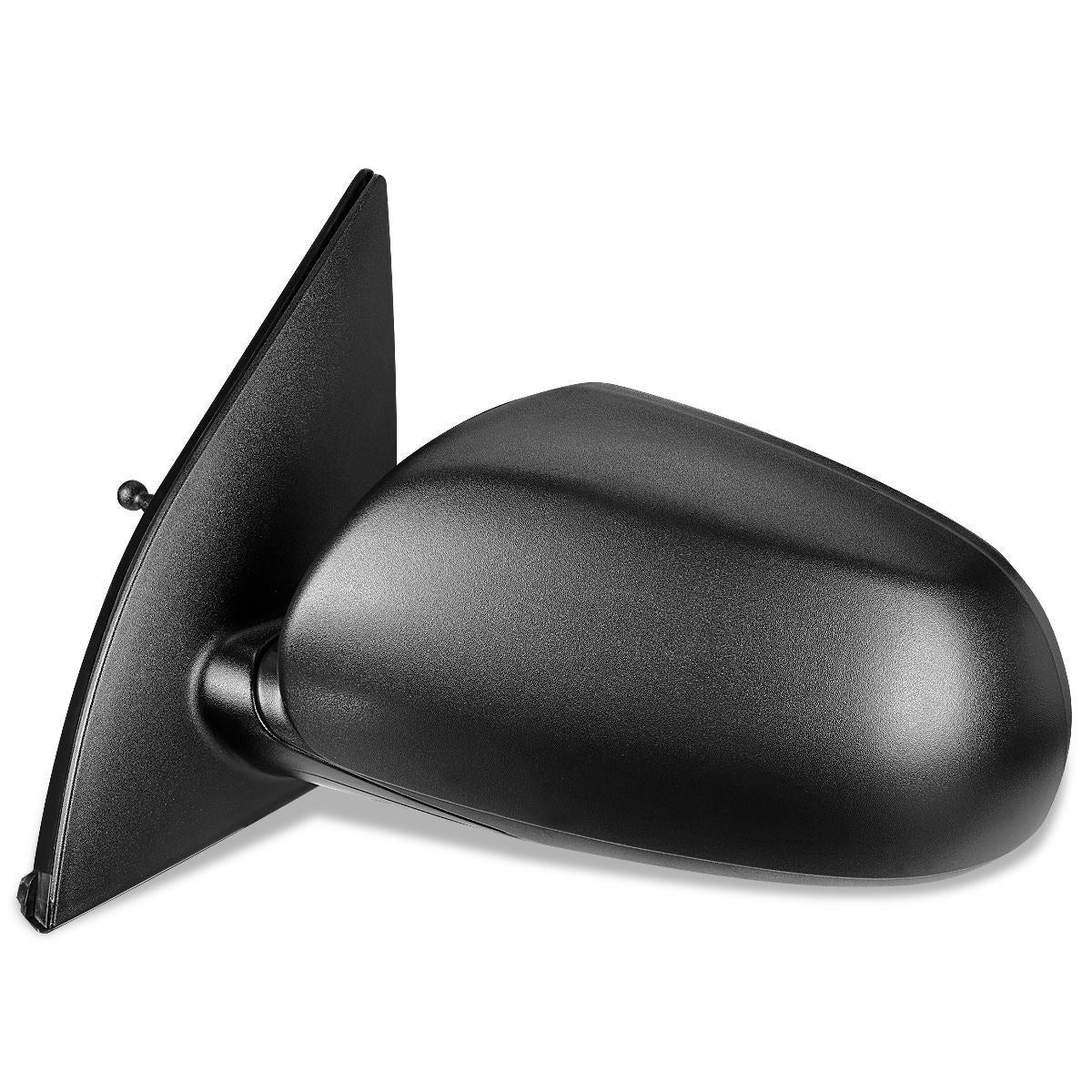 RETROVISOR MIRROR - OEM - 10-11 HYUNDAI ACCENT - MANUAL - TEXTURED - BLACK - LEFT