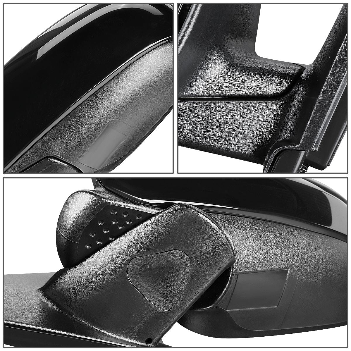 RETROVISOR MIRROR - OEM - 10-11 HYUNDAI ACCENT - POWERED - BLACK - LEFT