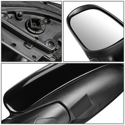 RETROVISOR MIRROR - OEM - 10-11 HYUNDAI ACCENT - POWERED - BLACK - LEFT