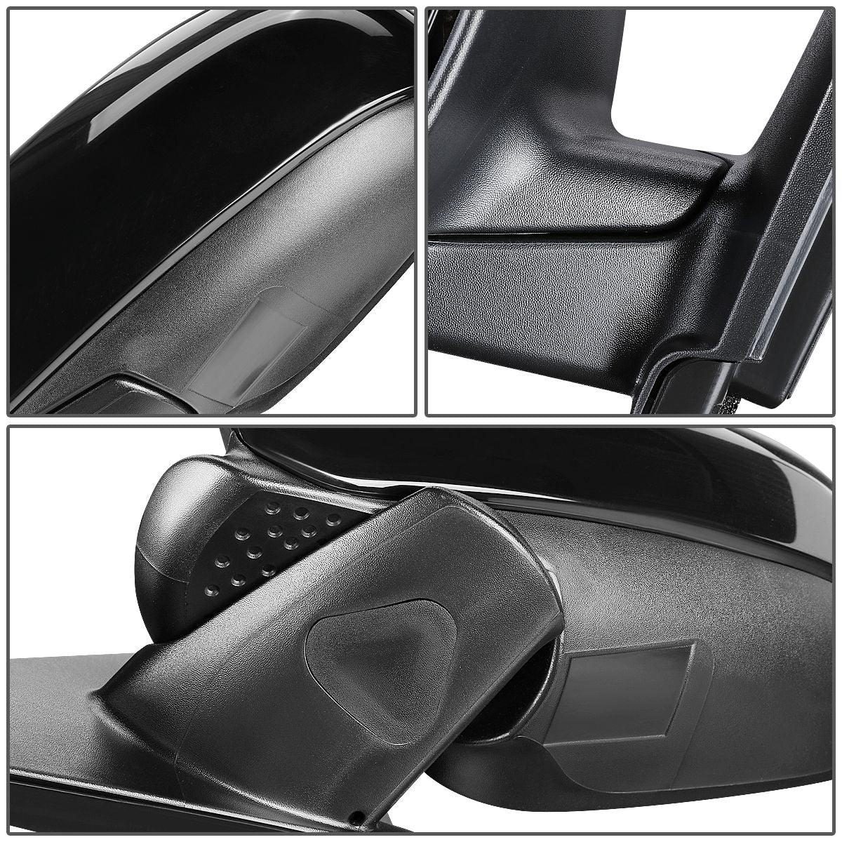 RETROVISOR MIRROR - OEM - 10-11 HYUNDAI ACCENT - MANUAL - BLACK - LEFT