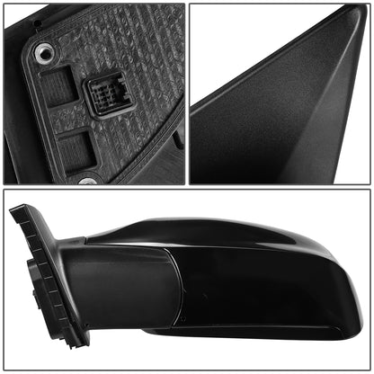 RETROVISOR MIRROR - OEM - 10-15 HYUNDAI TUCSON - POWERED - TEXTURED - BLACK - LEFT