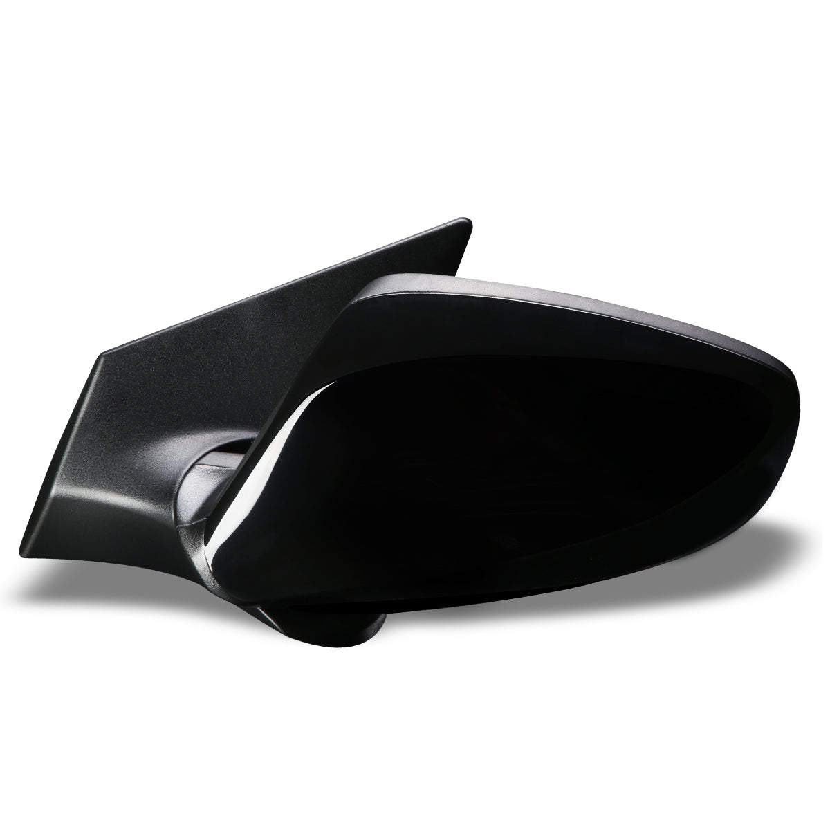 RETROVISOR MIRROR - OEM - 11-13 HYUNDAI ELANTRA - POWERED - HEATED - TEXTURED - BLACK - LEFT