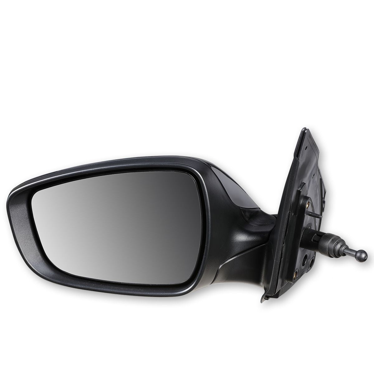 RETROVISOR MIRROR - OEM - 12-17 HYUNDAI ACCENT - MANUAL - BLACK - LEFT