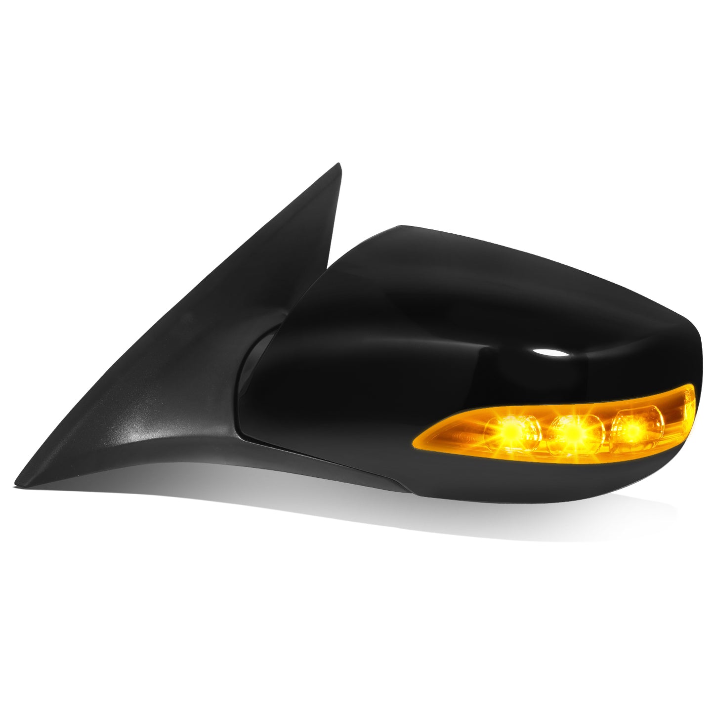 RETROVISOR MIRROR - OE STYLE - HYUNDAI GENESIS COUPE 10-16 - WITH POWER WITH HEATED GLASS WITH TURN SIGNAL - DRIVER SIDE - PAINT TO MATCH - BLACK