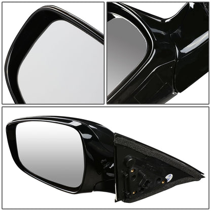 RETROVISOR MIRROR - OEM - 12-14 HYUNDAI VELOSTER WITH PANORAMIC SUNROOF - POWERED - HEATED - TEXTURED - BLACK - LEFT