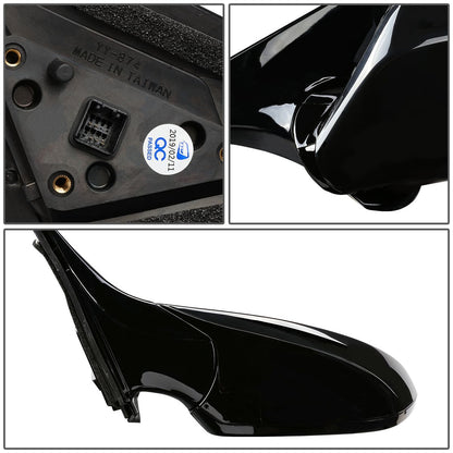 RETROVISOR MIRROR - OEM - 12-14 HYUNDAI VELOSTER WITH PANORAMIC SUNROOF - POWERED - HEATED - TEXTURED - BLACK - LEFT