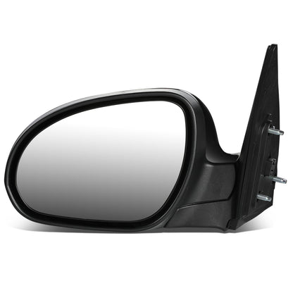 RETROVISOR MIRROR - OEM - 07-10 HYUNDAI ELANTRA - POWERED - HEATED - FOLDING - BLACK MATERIAL - LEFT