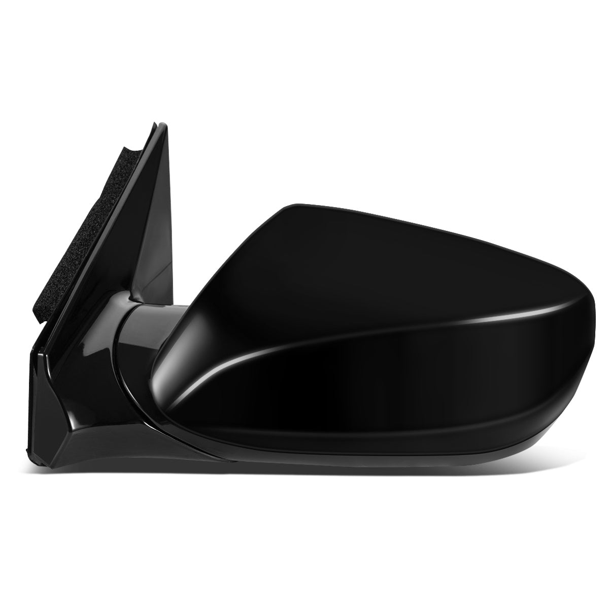 RETROVISOR MIRROR - OEM - 13-16 HYUNDAI SANTA FE - POWERED - FOLDING - BLACK MATERIAL - LEFT