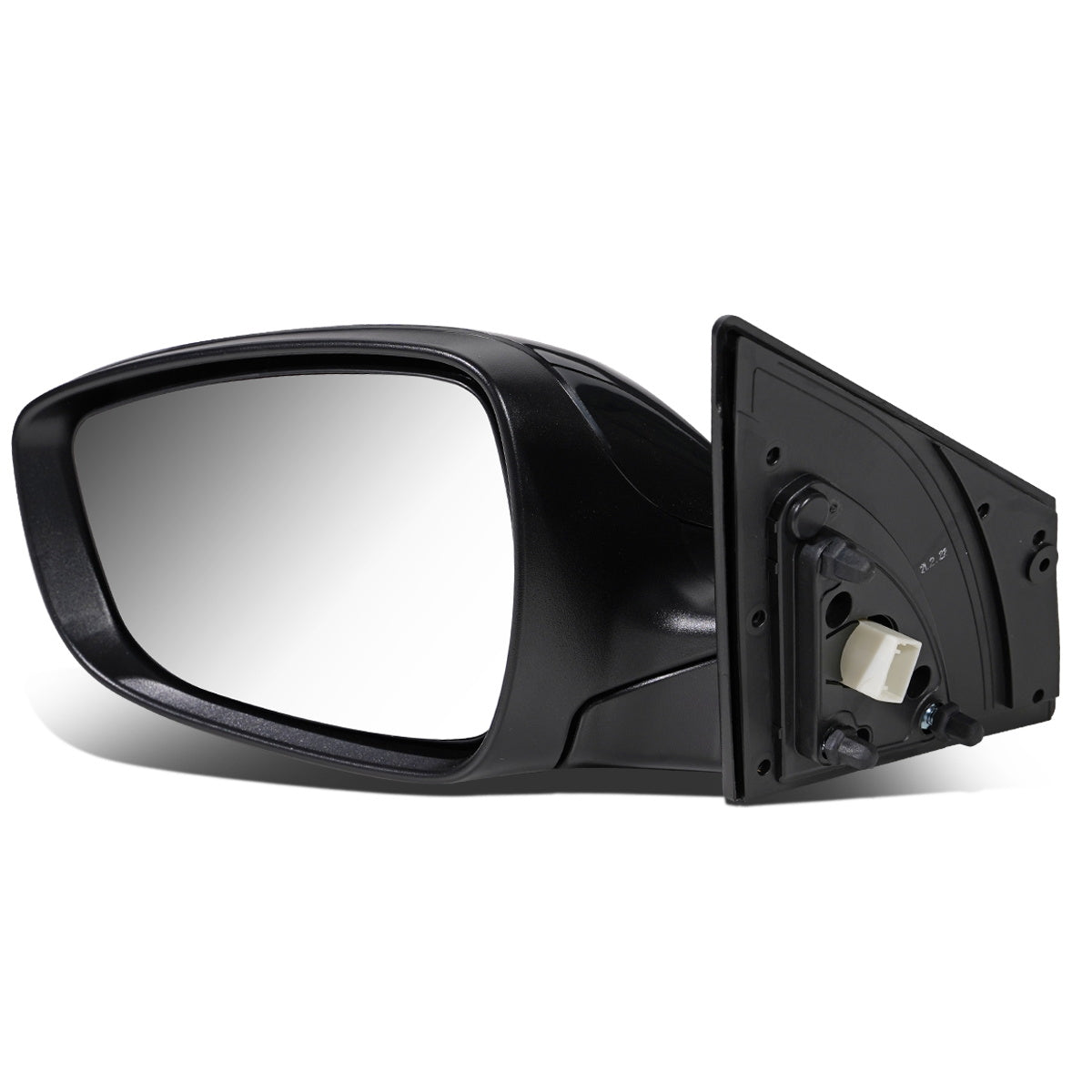RETROVISOR MIRROR - OEM - 11-13 HYUNDAI ELANTRA - POWERED - FOLDING - BLACK MATERIAL - LEFT