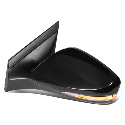 RETROVISOR MIRROR - OEM - 14-17 HYUNDAI ACCENT - POWERED - HEATED - BLACK - LEFT