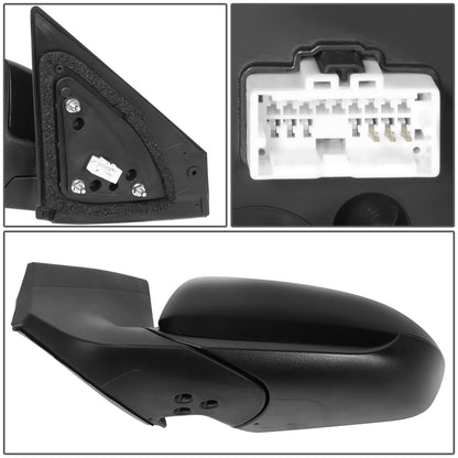 RETROVISOR MIRROR - OE STYLE - HYUNDAI ELANTRA GT 14-16 - WITH POWER - PASSENGER SIDE - PAINT TO MATCH - BLACK
