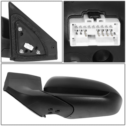 RETROVISOR MIRROR - OE STYLE - HYUNDAI ELANTRA 17-18 - WITH POWER WITH HEATED GLASS U.S BUILT - DRIVER SIDE - PAINT TO MATCH - BLACK