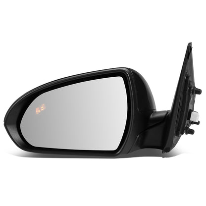 RETROVISOR MIRROR - OEM - 17-18 HYUNDAI ELANTRA - POWERED - HEATED - W/ BSD - FOLDING - BLACK MATERIAL - LEFT
