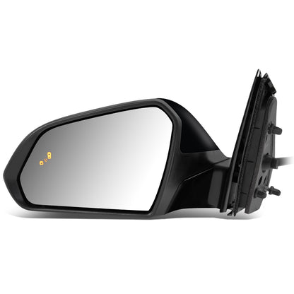 RETROVISOR MIRROR - OEM - 15-17 HYUNDAI SONATA - POWERED - HEATED - W/ SIGNAL LIGHT - W/ BSD - FOLDING - BLACK MATERIAL - LEFT