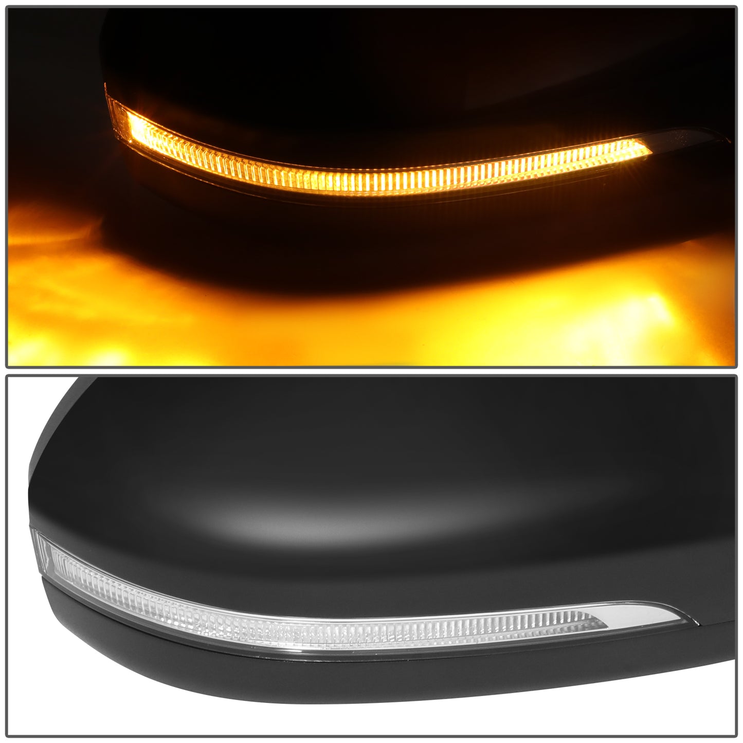 RETROVISOR MIRROR - OE STYLE - HYUNDAI TUCSON 16-18 - WITH POWER WITH HEATED GLASS WITH BLIND SPOT WITH SIGNAL - DRIVER SIDE - PAINT TO MATCH - BLACK