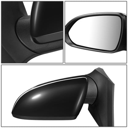 RETROVISOR MIRROR - OEM - 18-20 HYUNDAI ACCENT - POWERED - FOLDING - BLACK MATERIAL - LEFT