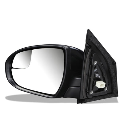 RETROVISOR MIRROR - OEM - 16-18 HYUNDAI TUCSON - POWERED - HEATED - W/ SPOTTER GLASS - FOLDING - BLACK MATERIAL - LEFT