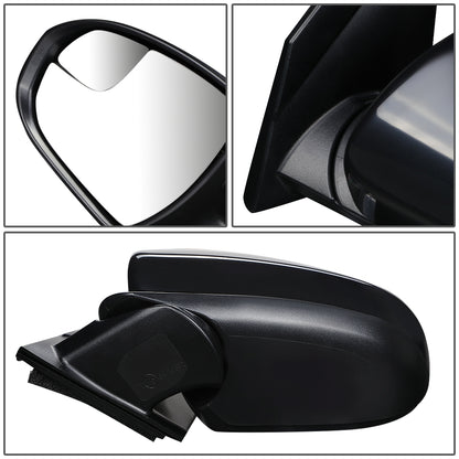 RETROVISOR MIRROR - OEM - 16-18 HYUNDAI TUCSON - POWERED - HEATED - W/ SPOTTER GLASS - FOLDING - BLACK MATERIAL - LEFT