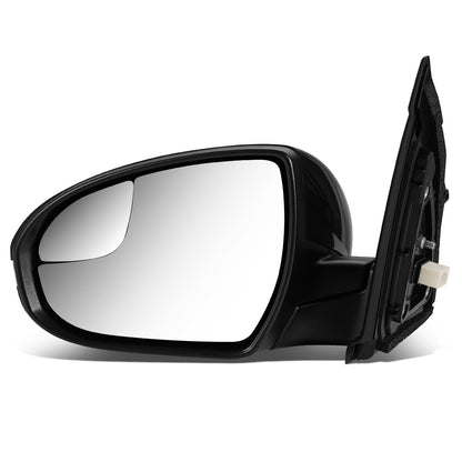 RETROVISOR MIRROR - OEM - 16-18 HYUNDAI TUCSON - POWERED - HEATED - W/ SIGNAL LIGHT - W/ SPOTTER GLASS - BLACK MATERIAL - LEFT