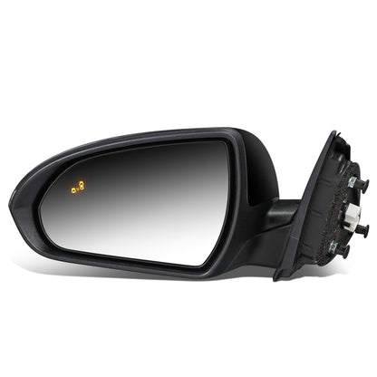 RETROVISOR MIRROR - OEM - 17-18 HYUNDAI ELANTRA - POWERED - HEATED - W/ SIGNAL LIGHT - W/ BSD - FOLDING - BLACK MATERIAL - LEFT