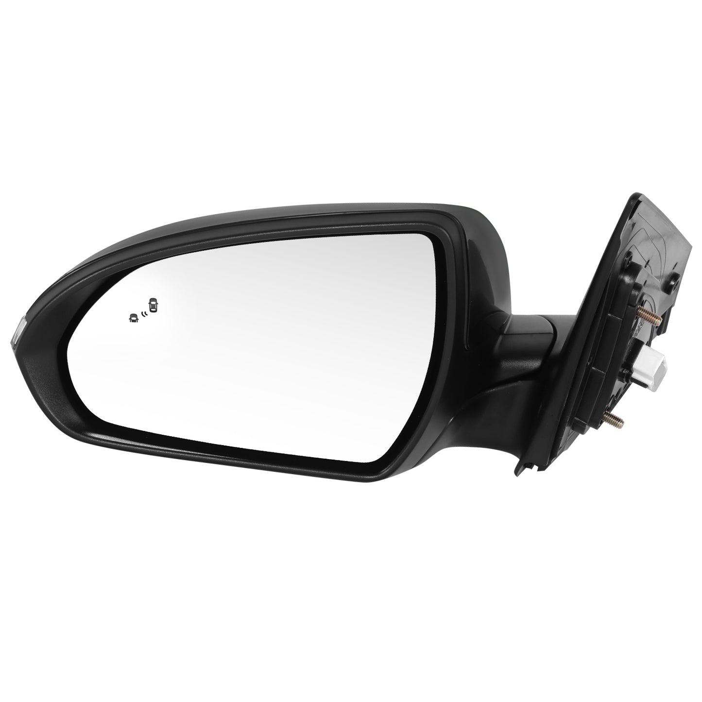 RETROVISOR MIRROR - OE STYLE - HYUNDAI ELANTRA 2017-2018 - WITH MEMORY WITH HEATED GLASS WITH TURN SIGNAL WITH BLIND SPOT KOREA BUILT - DRIVER LEFT SIDE - BLACK