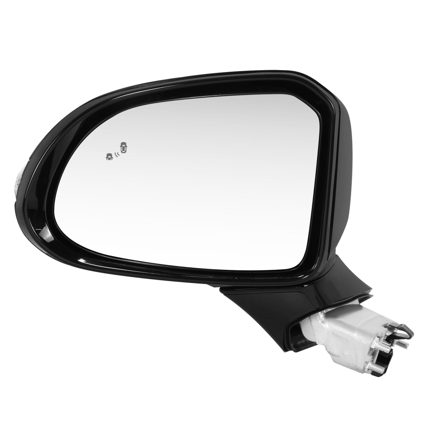 RETROVISOR MIRROR - OE STYLE - HYUNDAI SANTA FE 19-20 - WITH POWER WITH HEATED GLASS WITH TURN SIGNAL - DRIVER SIDE - PAINT TO MATCH - BLACK