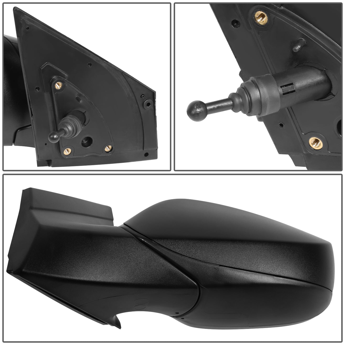 RETROVISOR MIRROR - OE STYLE - HYUNDAI ACCENT 12-17 - WITH POWER WITH HEATED GLASS - DRIVER SIDE - PAINT TO MATCH - BLACK