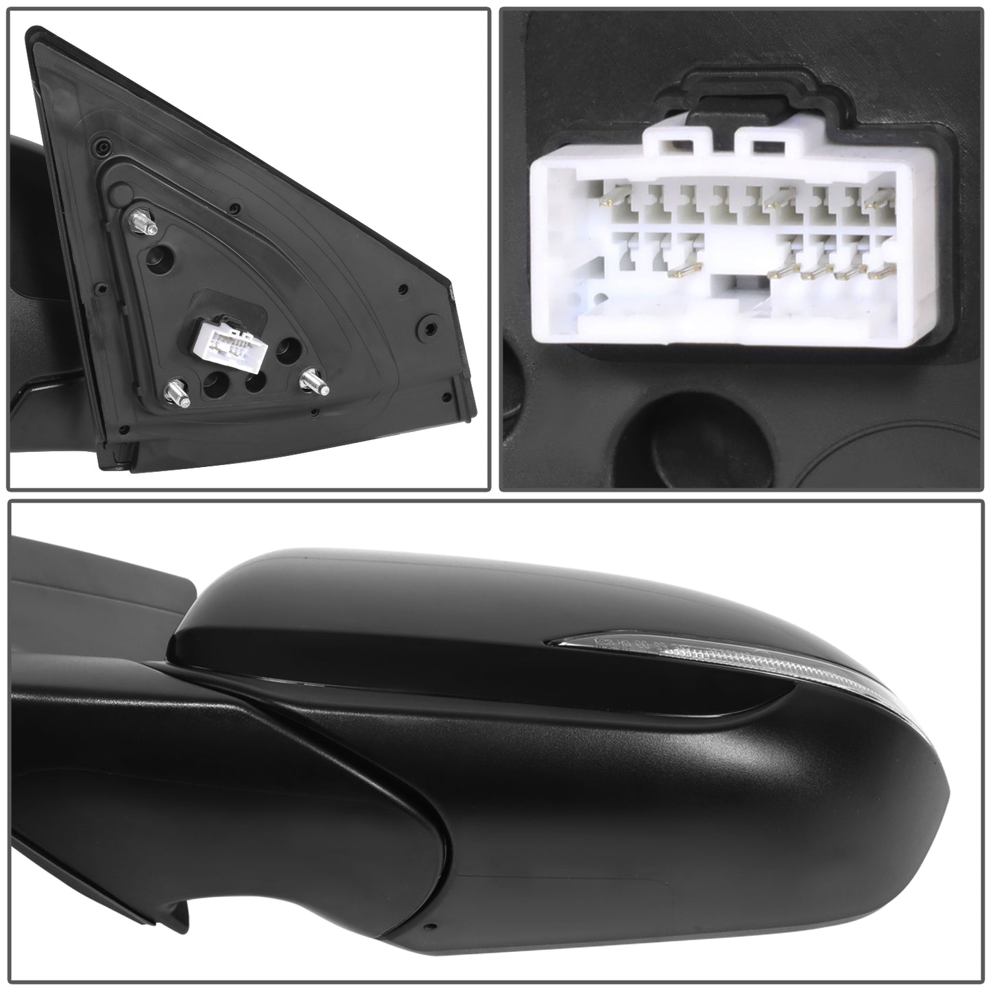 RETROVISOR MIRROR - HYUNDAI ELANTRA 2019-2020 - WITH HEATED GLASS - WITH TURN SIGNAL KOREA BUILT - OE STYLE - DRIVER LEFT SIDE