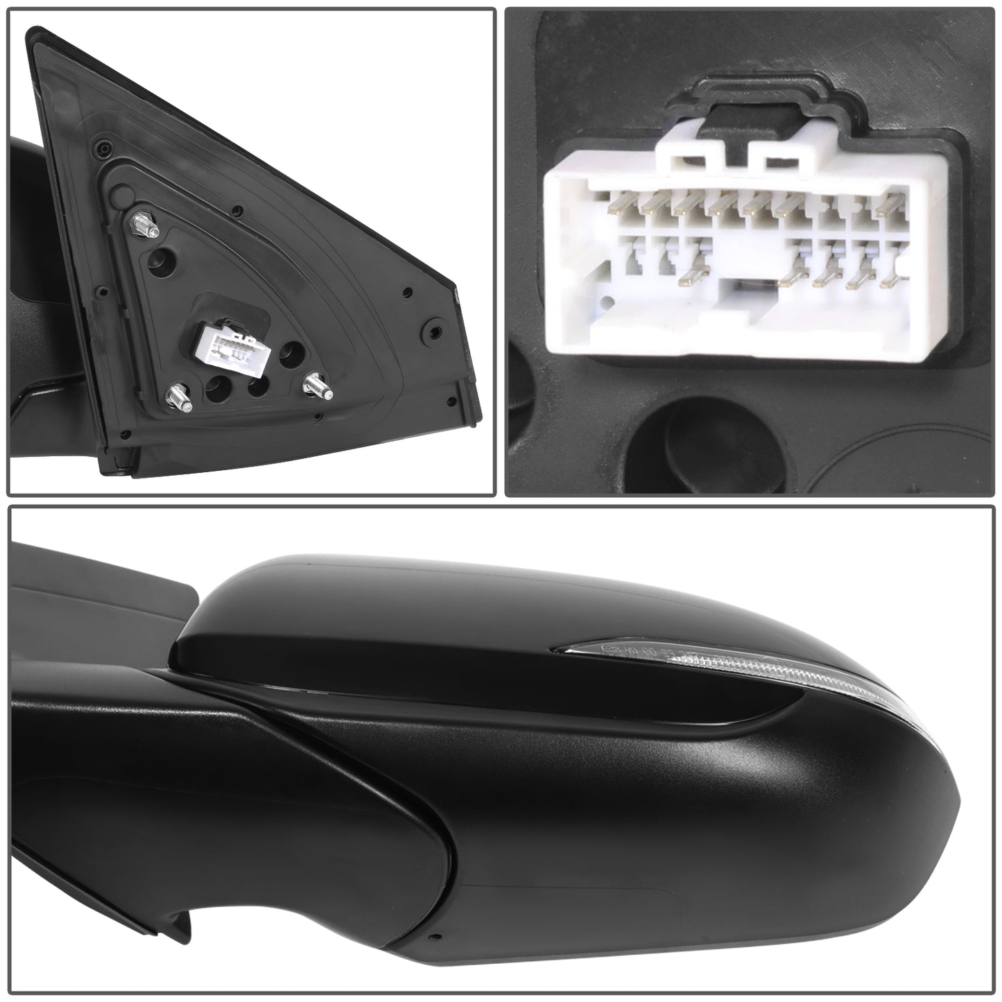 RETROVISOR MIRROR - HYUNDAI ELANTRA 2019-2020 - WITH HEATED GLASS - WITH TURN SIGNAL - WITH MEMORY KOREA BUILT - OE STYLE - DRIVER LEFT SIDE