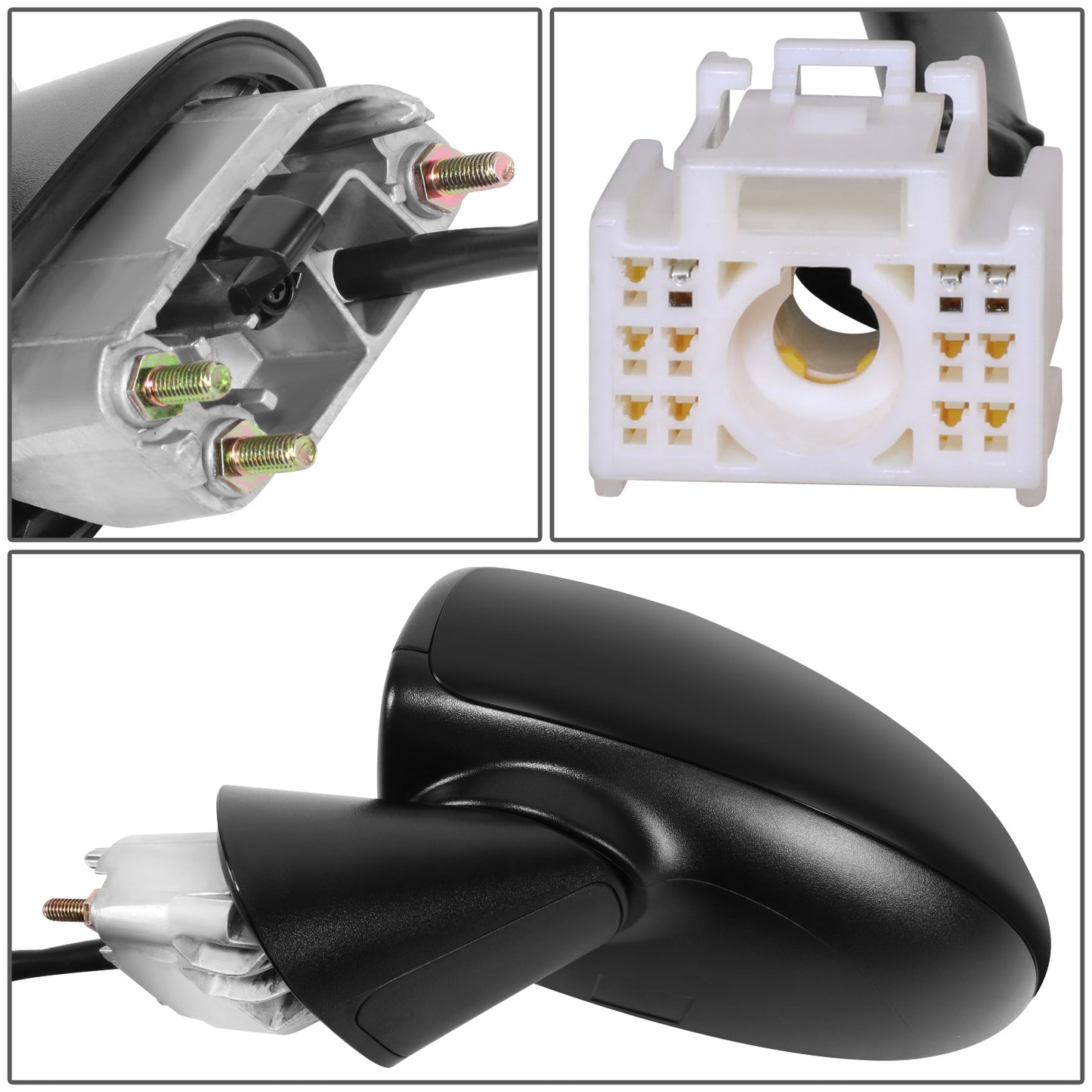 RETROVISOR MIRROR - OE STYLE - HYUNDAI SONATA 20-22 - WITH POWER - DRIVER SIDE - PAINT TO MATCH - BLACK