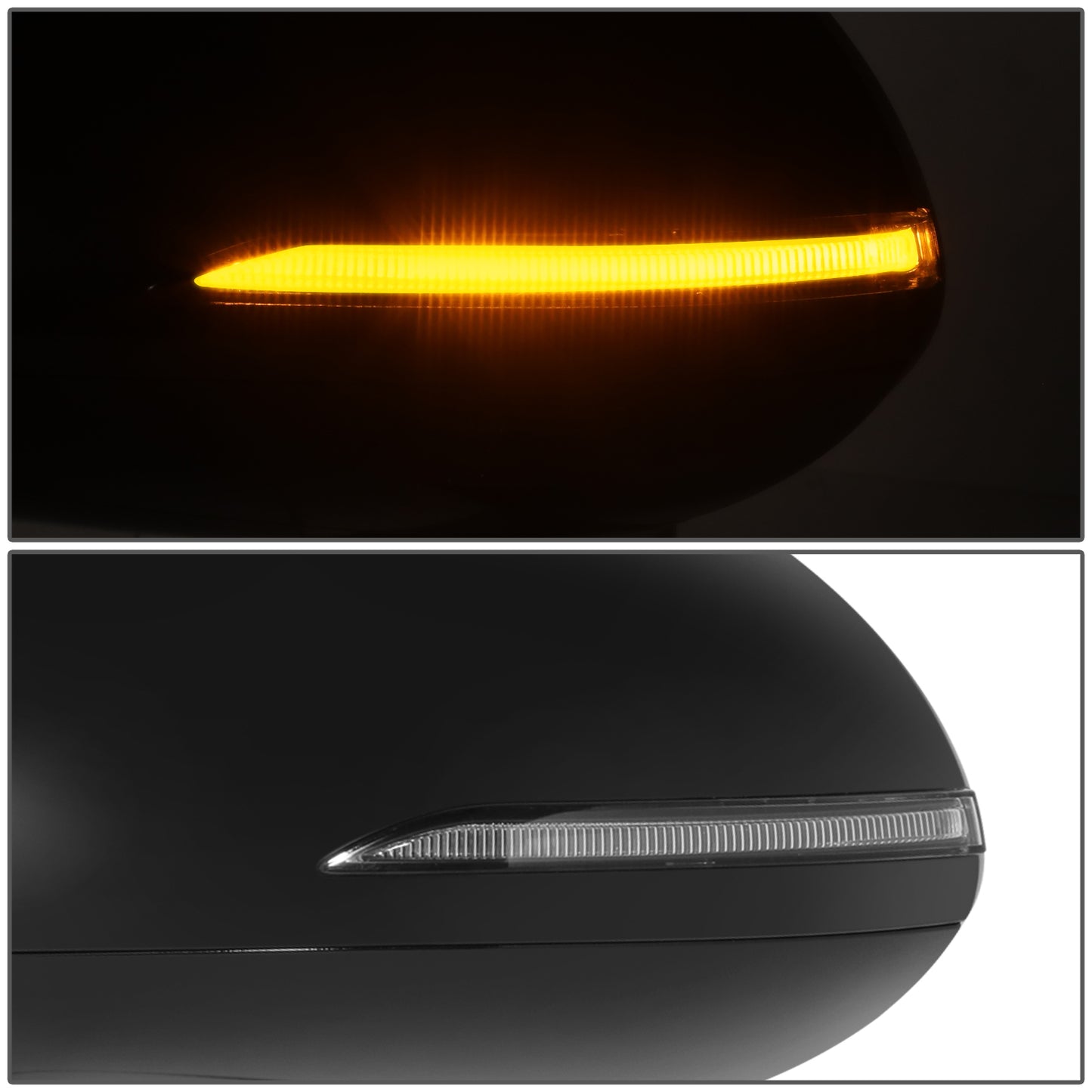 RETROVISOR MIRROR - OE STYLE - HYUNDAI SONATA 20-23 - WITH POWER WITH HEATED GLASS WITH BLIND SPOT - N LINE/SEL PLUS/SPORT MODELS - DRIVER SIDE - PAINT TO MATCH - BLACK