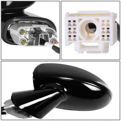 RETROVISOR MIRROR - OE STYLE - HYUNDAI SONATA 20-23 - WITH POWER WITH HEATED GLASS WITH BLIND SPOT - N LINE/SEL PLUS/SPORT MODELS - DRIVER SIDE - PAINT TO MATCH - BLACK