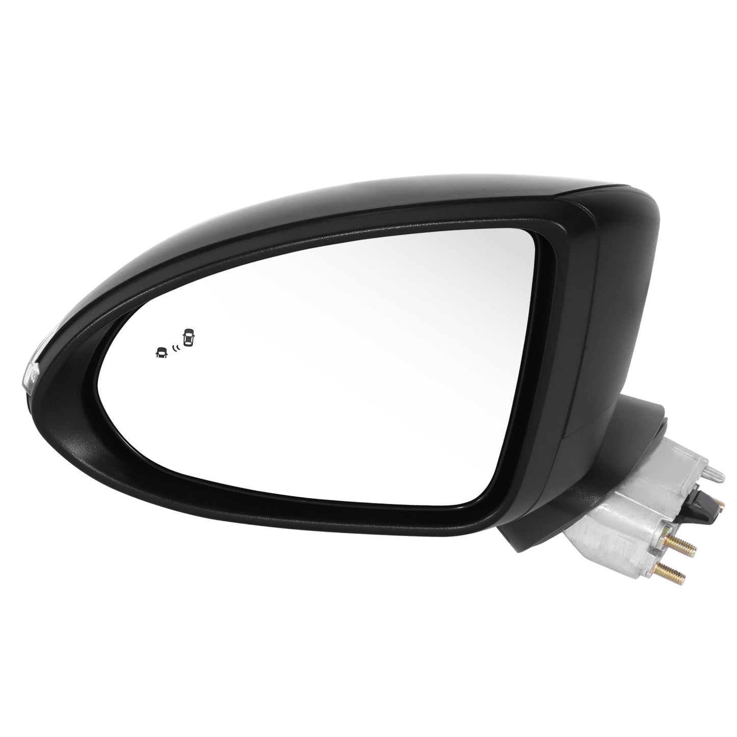 RETROVISOR MIRROR - OE STYLE - HYUNDAI SONATA 2020-2023 - WITH POWER WITH HEATED GLASS WITH BLIND SPOT - DRIVER LEFT SIDE - BLACK