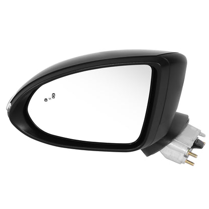 RETROVISOR MIRROR - OE STYLE - HYUNDAI SONATA 2020-2023 - WITH POWER WITH HEATED GLASS WITH BLIND SPOT - DRIVER LEFT SIDE - BLACK